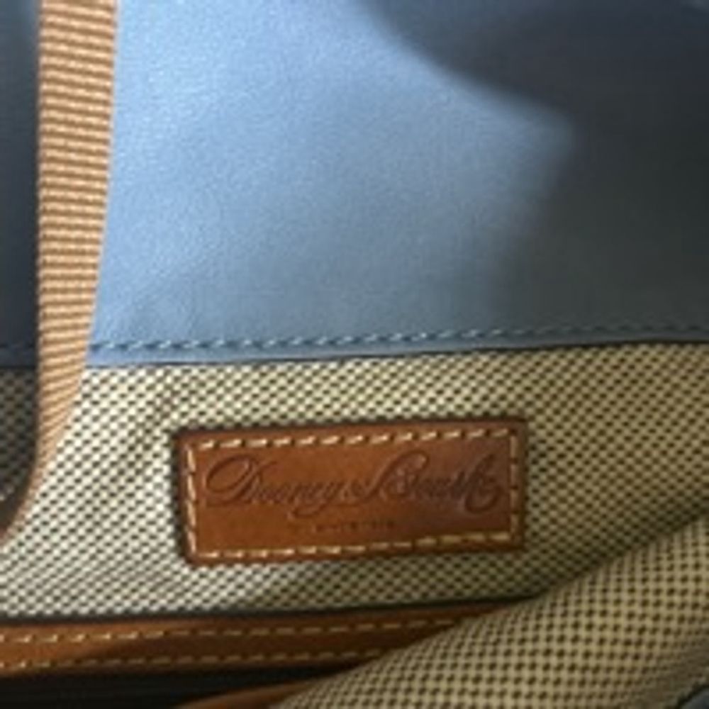 Women's Dooney & Bourke Blue Leather Crossbody Bag - Picture 10 of 12
